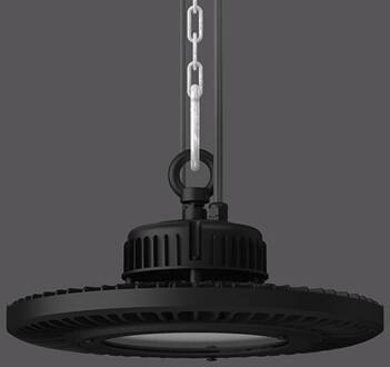 RZB industriële hal Midi DALI 97 W niet-afgeschermd zwart, helder