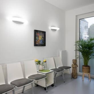 RZB Ring of Fire LED wandlamp DALI 60cm 22W 840 aluminium, opaalwit