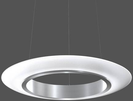 RZB Ring van Vuur Hanger Ellips DALI 69cm 39B 840 aluminium, opaalwitte satijnafwerking