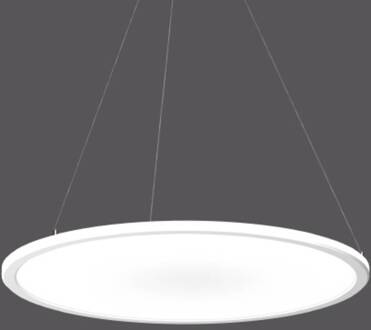 RZB Sidelite ECO hanglamp Ø 58 cm opaal 3.000 K wit, wit opaal