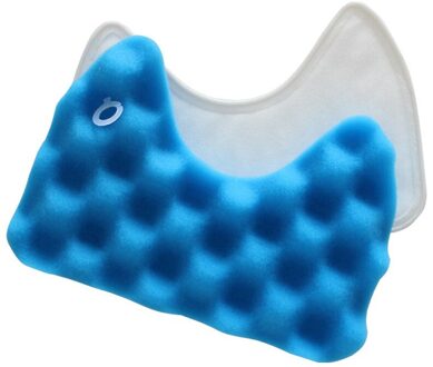 # S 1 Set Blauwe Spons Filter + 1 Set Stof Hepa Filter Stofzuiger Spons Dust Filter Voor Samsung sc 65 66 67 68 Foam Rubber