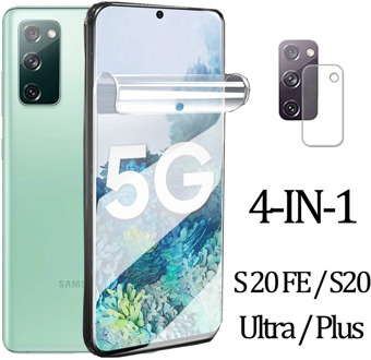S-20 Screen Protector for Samsung Galaxy S20 FE Soft Glass S 20 Plus Hydrogel Film Samsung C20 S20 Ultra Flexible Glass S20FE