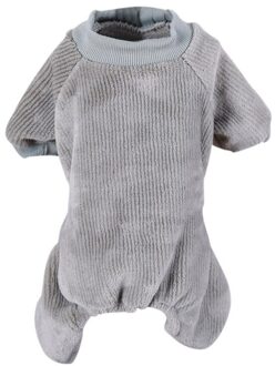 S-2XL Zachte Fleece Hond Jumpsuit Winter Casual Homewear Kleding Puppy Jas Huisdier 4-Legged Outfits Warm hond Hoodie Kleding M / H