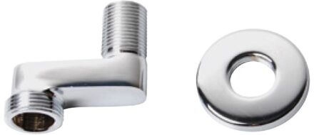 S-aansluiting, 1/2"ET x 40 mm x 3/4"ET, met rozet met schroefdraad - 986262113