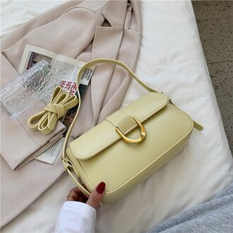 С Доставкой Eenvoudige Stijl Effen Kleur Kleine Pu Lederen Onderarm Crossbody Tassen Zomer Luxe Trendy Schouder Handtassen Licht Groen