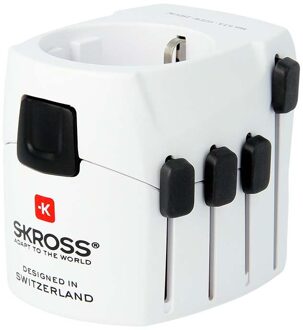 S-Kross Reisadapter World PRO Geaard Wit
