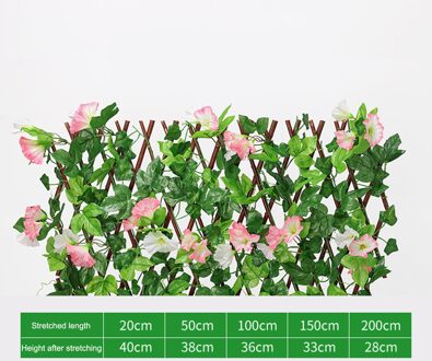 S/M Kunstmatige Blad Tuin Hek Screening Roll Uv Vervagen Beschermd Privacy Kunstmatige Hek Muur Landschapsarchitectuur Ivy Tuin hek