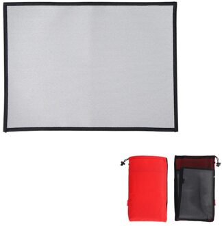 S/M/L Camping Brandwerende Grill Mat Doek Vlamvertragende Ember Mat Deken Warmte Isolatie Pad Voor Buitenshuis picknick Barbecue 60x35cm