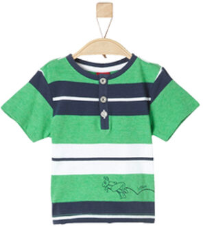 s.Oliver Boys T-Shirt groene strepen - 68