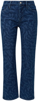 s.Oliver Cropped Jeans s.Oliver , Blue , Dames - Xl,L,M,3Xs,3Xl