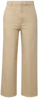 s.Oliver Cropped Trousers s.Oliver , Beige , Dames - Xl,3Xl