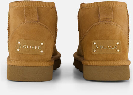 s.Oliver Gevoerde boots cognac Suede - 42