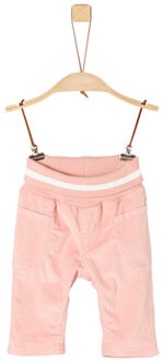 s.Oliver Girl s Corduroy pantalon roze met witte tailleband Roze/lichtroze - 62