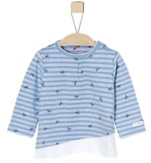 s.Oliver Girl s shirt met lange mouwen licht blauw - 62