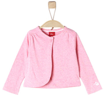 s.Oliver Girl s Shirt met lange mouwen lichtroze melange Roze/lichtroze - 68
