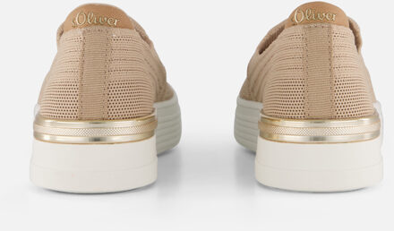 s.Oliver Instappers beige Textiel - 40