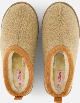 s.Oliver Pantoffels beige Textiel - 41