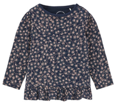 s.Oliver s. Olive r Long Sleeve Shirt Floral navy Blauw - 74