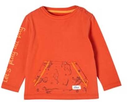 s.Oliver s. Olive r Overhemd met lange mouwen donker orange Oranje - 50/56