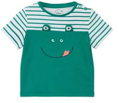 s.Oliver s. Olive r T-shirt Kikker smaragd Groen - 62