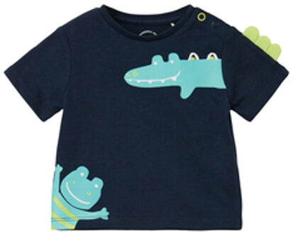 s.Oliver s. Olive r T-shirt Krokodil marine Blauw - 62