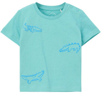 s.Oliver s. Olive r T-shirt Krokodil turkoois Turquoise - 62