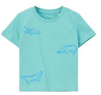 s.Oliver s. Olive r T-shirt Krokodil turkoois Turquoise - 68