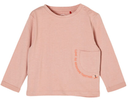 s.Oliver s. Olive r T-shirt lange mouw roze Roze/lichtroze - 50/56