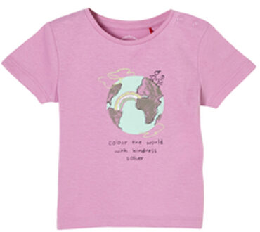 s.Oliver s. Olive r T-shirt roze met opschrift- Print Roze/lichtroze - 62