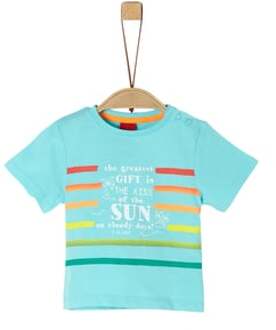 s.Oliver s. Olive r T-Shirt turquoise blauw - 68
