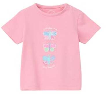 s.Oliver s. Olive r T-shirt Vlinder roze Roze/lichtroze - 80