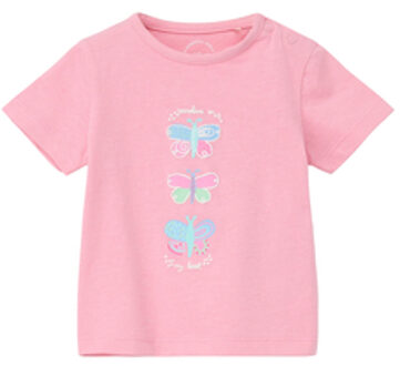 s.Oliver s. Olive r T-shirt Vlinder roze Roze/lichtroze