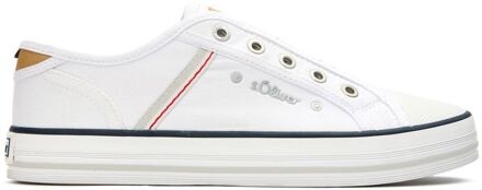 s.Oliver S Oliver Canvas Slip-On Sneakers Wit - EU 41 / UK 7.5