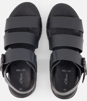 s.Oliver Sandalen zwart Synthetisch - 40
