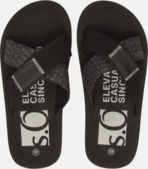 s.Oliver Slippers zwart Textiel - 42,43,40