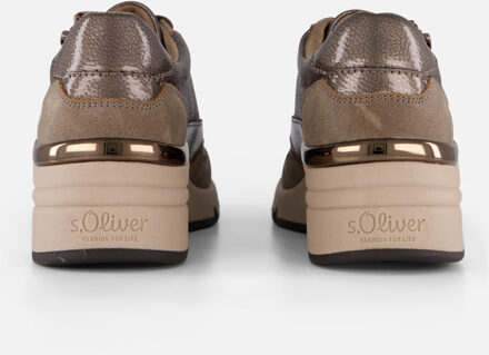 s.Oliver Sneakers taupe Synthetisch - 36