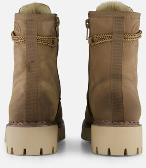 s.Oliver Veterboots taupe Synthetisch - 39,40