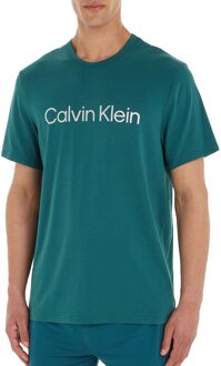 S/S Crew Neck Shirt Heren groen - XL