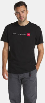 S/S Never Stop Exploring Tee Zwart - L