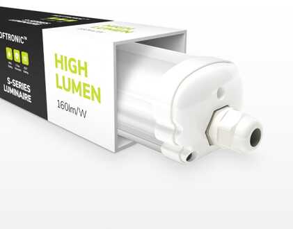 S-Series - LED TL armatuur 150cm - IP65 Waterdicht - 32 Watt 5120 Lumen (160lm/W) - 4000K neutraal wit - Koppelbaar - IK07 - Tri-Proof plafondverlichting
