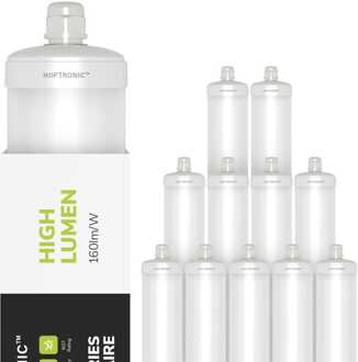 S-Series - Set van 12 LED TL armaturen 120cm - IP65 Waterdicht - 24 Watt 3840 Lumen (160lm/W) - 4000K Neutraal wit - Koppelbaar - IK07 - S-Series Tri-Proof plafondverlichting