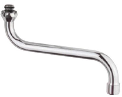 S-vormige buisuitloop, 3/4" x 200 mm, met beluchter, O-ring - 98951018