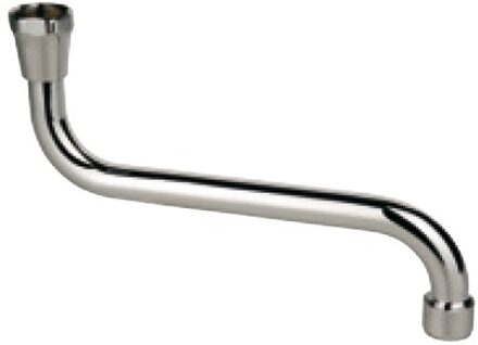 S-vormige buisuitloop, 3/4" x 200 mm, met beluchter, vlak afgedicht - 98951104