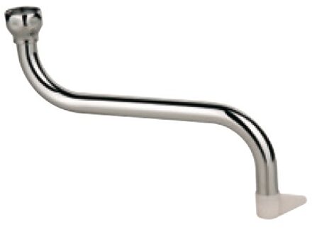 S-vormige buisuitloop, chroom, 1/2" x 160 mm - 98957118