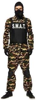 S.W.A.T army kostuum Groen, Zwart