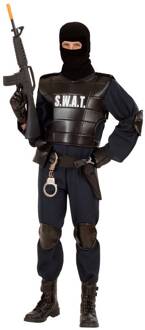 S.w.a.t officier kostuum volwassen Zwart