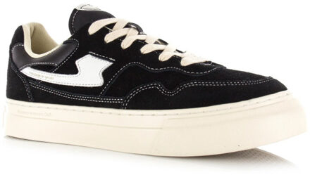 S.w.c pearl s-strike suede lage sneakers unisex Zwart - 37