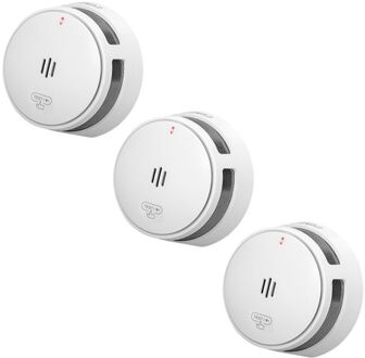 S10 Rookmelder Standalone 10 jaar 3-pack Wit