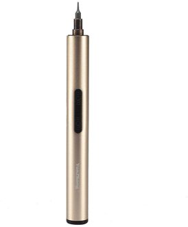 S2 Mini Legering Draadloze Oplaadbare Draagbare Elektrische Schroevendraaier Telefoon Handmatige Automatische Dual-Mode Reparatie Demonteren Tool Goud