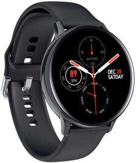 S20 IP68 Waterdicht Smart Horloge Sport Mannen Kids Fitness Tracker Bloeddruk Ppg + Ecg Technologie Hartslag Voor Ios android zwart